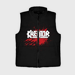 Женский жилет Kreator: Blood, цвет: 3D-черный