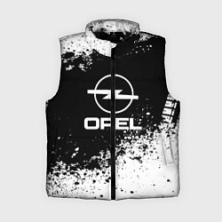 Женский жилет Opel: Black Spray, цвет: 3D-черный