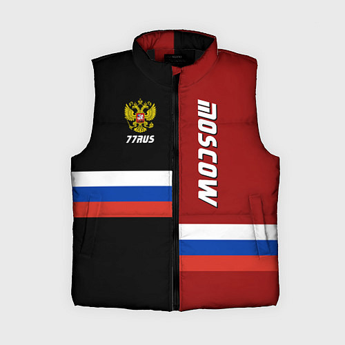 Женский жилет Moscow, Russia / 3D-Черный – фото 1