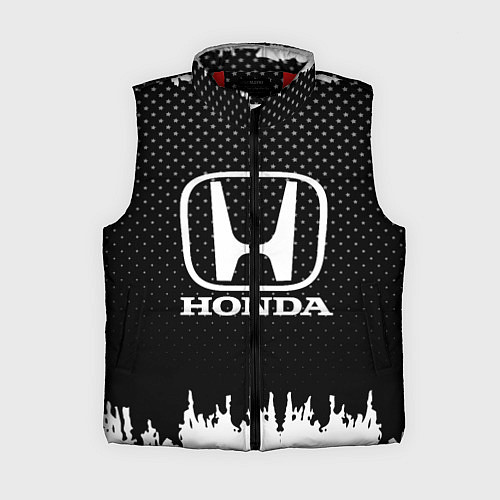 Женский жилет Honda: Black Side / 3D-Красный – фото 1