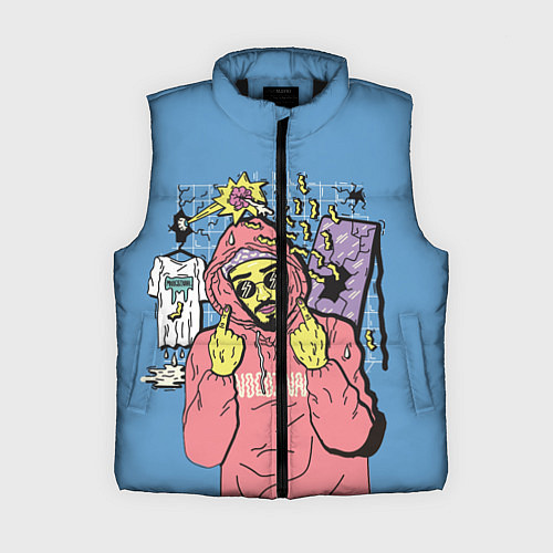 Женский жилет Mnogoznaal / 3D-Черный – фото 1