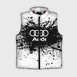 Женский жилет Audi: Black Spray, цвет: 3D-красный