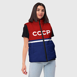 Женский жилет СССР: Спортсмен, цвет: 3D-светло-серый — фото 2
