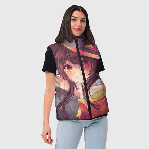 Женский жилет KonoSuba / 3D-Красный – фото 3