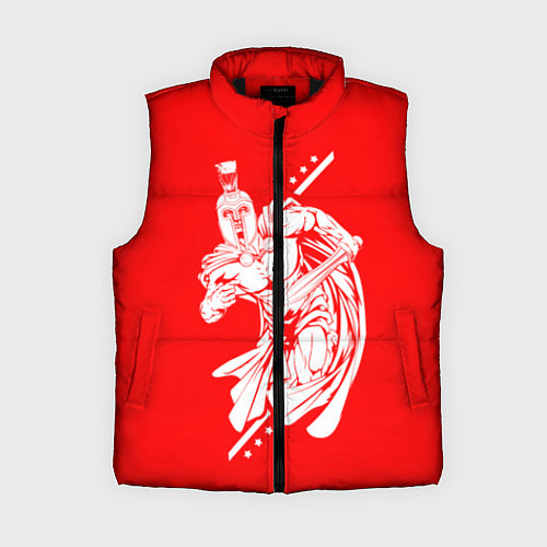 Женский жилет Спартанский гладиатор / 3D-Черный – фото 1