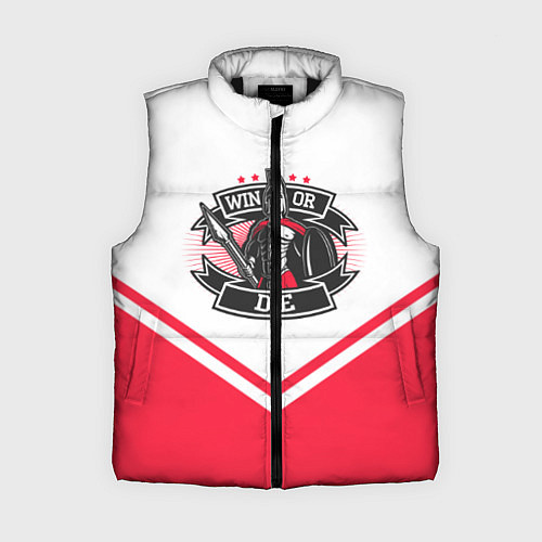 Женский жилет Победи или умри / 3D-Черный – фото 1