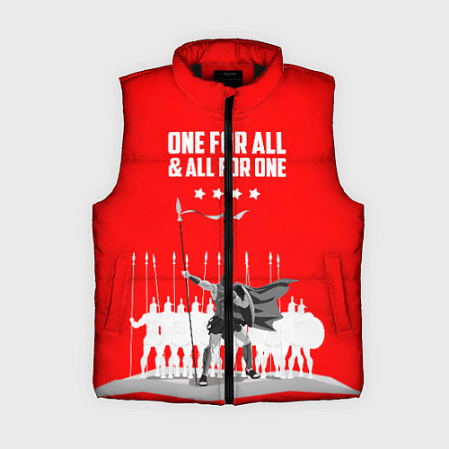 Женский жилет One for all & all for one / 3D-Черный – фото 1