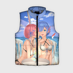 Женский жилет Жизнь в другом мире с нуля, цвет: 3D-светло-серый