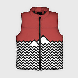 Женский жилет Горы Твин Пикс, цвет: 3D-черный