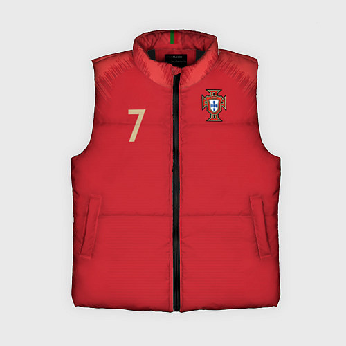 Женский жилет Роналду ЧМ-2018 / 3D-Черный – фото 1