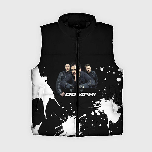 Женский жилет Группа OOMPH! / 3D-Черный – фото 1