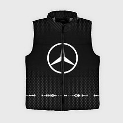 Женский жилет Mercedes: Black Abstract