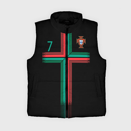 Женский жилет Роналду ЧМ-2018 Альтернатива / 3D-Черный – фото 1