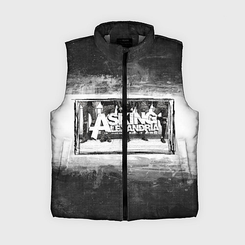 Женский жилет Asking Alexandria / 3D-Светло-серый – фото 1