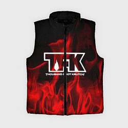 Женский жилет Thousand Foot Krutch: Red Flame, цвет: 3D-черный