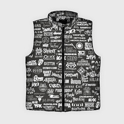 Женский жилет Rock Star, цвет: 3D-черный