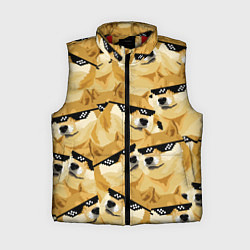 Женский жилет Doge: Deal with it, цвет: 3D-красный