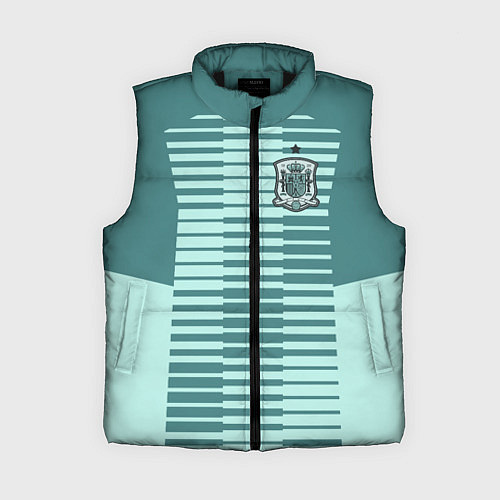 Женский жилет Сборная Испании: Вратарская ЧМ-2018 / 3D-Черный – фото 1