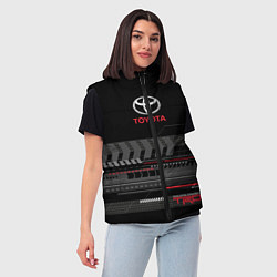 Женский жилет Toyota TRD, цвет: 3D-черный — фото 2
