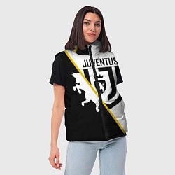 Женский жилет FC Juventus: Football Point, цвет: 3D-черный — фото 2