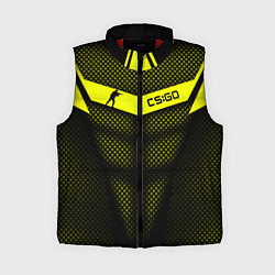 Женский жилет CS:GO Yellow Carbon
