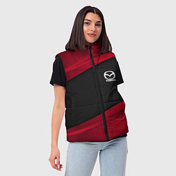 Женский жилет Mazda: Red Sport, цвет: 3D-светло-серый — фото 2