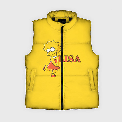 Женский жилет Lisa Simpson / 3D-Черный – фото 1