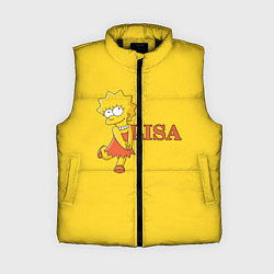 Женский жилет Lisa Simpson, цвет: 3D-черный