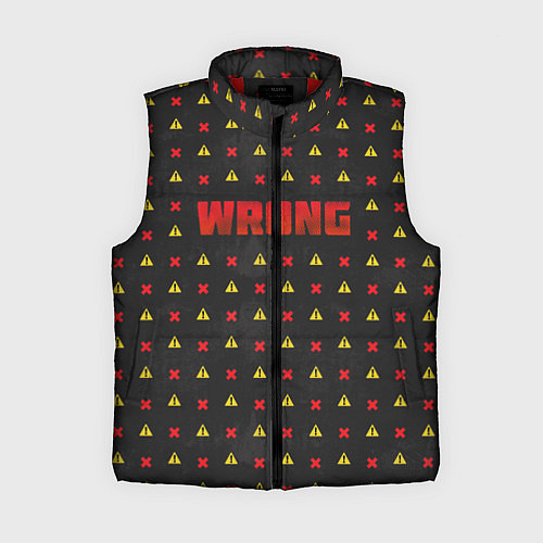 Женский жилет Wrong OBLADAET / 3D-Красный – фото 1