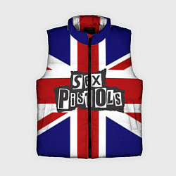 Женский жилет Sex Pistols UK, цвет: 3D-светло-серый