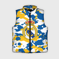 Женский жилет Real Madrid: Camo, цвет: 3D-черный