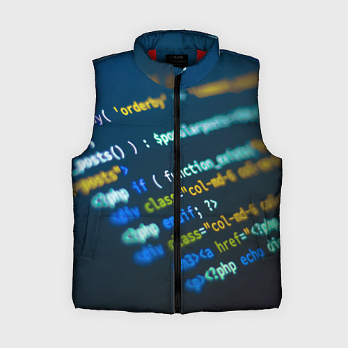 Женский жилет Programming Collection / 3D-Красный – фото 1