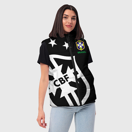 Женский жилет Brazil Team: Exclusive / 3D-Красный – фото 3