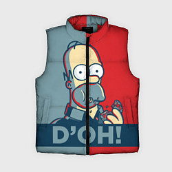 Женский жилет Homer Simpson DOH!, цвет: 3D-красный