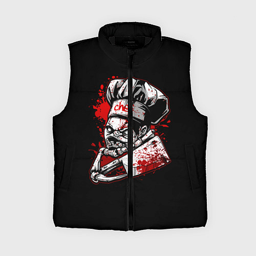 Женский жилет Pudge Chef / 3D-Черный – фото 1