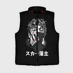 Женский жилет Scarlxrd: hieroglyphs, цвет: 3D-красный
