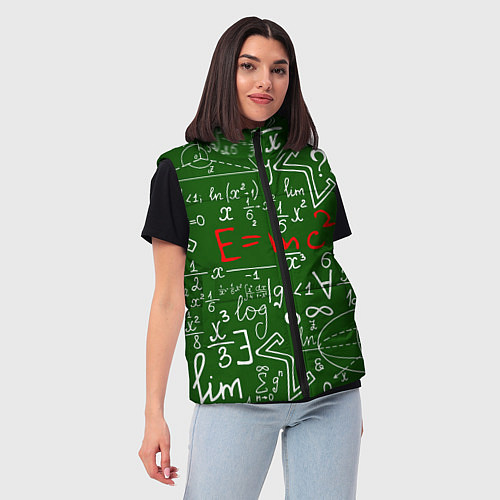 Женский жилет E=mc2: Green Style / 3D-Красный – фото 3
