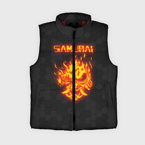 Женский жилет Cyberpunk 2077: SAMURAI / 3D-Красный – фото 1
