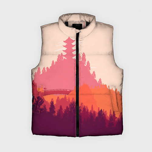 Женский жилет Firewatch City / 3D-Черный – фото 1