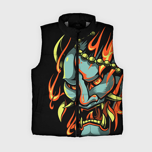 Женский жилет Демон Они / 3D-Светло-серый – фото 1