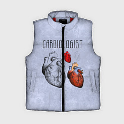 Женский жилет Cardiologist, цвет: 3D-красный
