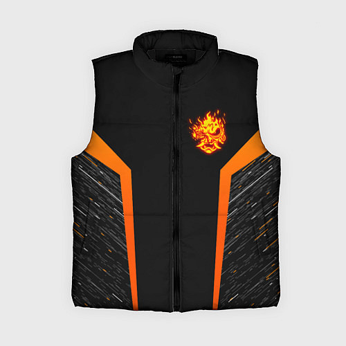 Женский жилет Cyberpunk 2077: Samurai Style / 3D-Черный – фото 1