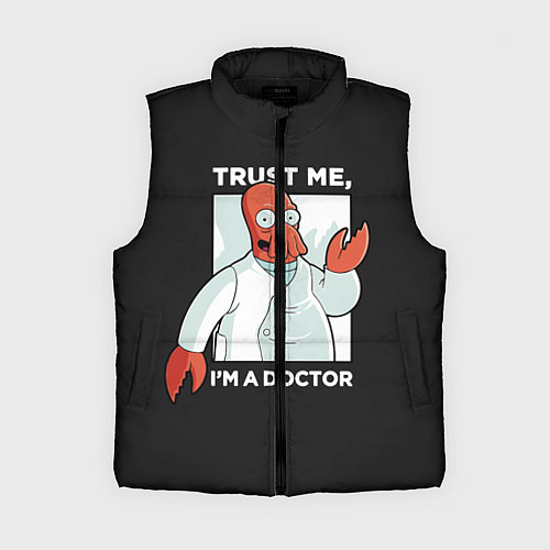 Женский жилет Zoidberg: Trust Me / 3D-Черный – фото 1