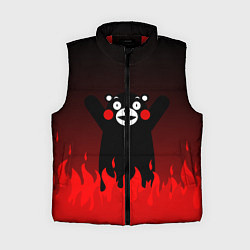 Женский жилет Kumamon: Hell Flame, цвет: 3D-красный