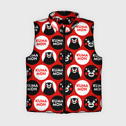 Женский жилет Kumamon Pattern, цвет: 3D-красный