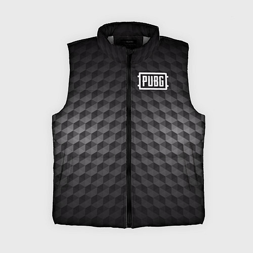 Женский жилет PUBG: Carbon Style / 3D-Светло-серый – фото 1