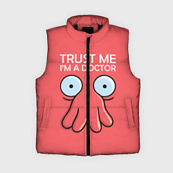 Женский жилет Trust Me I'm a Doctor, цвет: 3D-черный