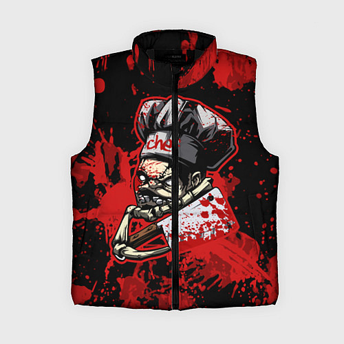 Женский жилет Pudge Chef / 3D-Черный – фото 1