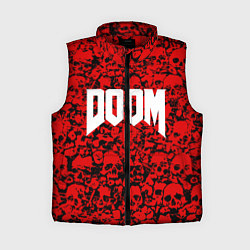 Женский жилет DOOM: Blooded Skuls, цвет: 3D-красный