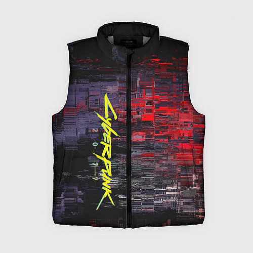 Женский жилет Cyberpunk 2077 / 3D-Светло-серый – фото 1